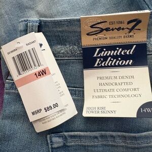((JEANS)) Seven7 Premium Blue Denim